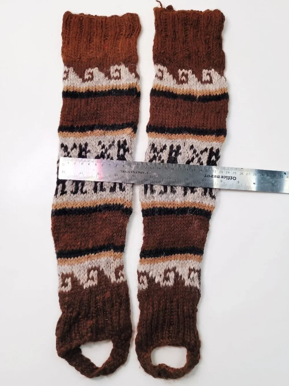 Andean Alpaca Wool Leg Warmers and Booties, Handmade in Cusco